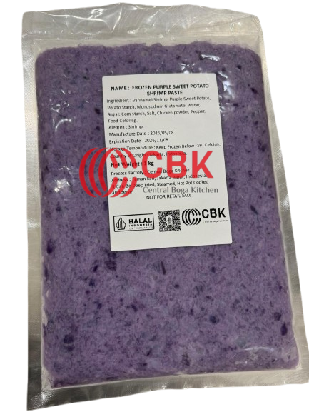 Pasta Udang Ubi Ungu / Purple Sweet Potato Shrimp Paste
